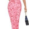 Saonta  Women's Summer Bodycon Tie Dye Dress Sleeveless Crew Neck Mesh Cocktail Party Maxi Dresses