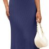 Saonta  Women's V Neck Ribbed Knit Maxi Dress Button Short Sleeve Slim Fit Bodycon Sweater Dress