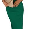 Saonta  Womens Summer Bodycon Long Dresses Strapless Tube Twist Knot Front Ribbed Knit Elegant Maxi Dress With Slit