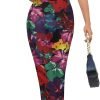 Saonta  Women's Summer Bodycon Tie Dye Dress Sleeveless Crew Neck Mesh Cocktail Party Maxi Dresses