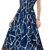 Saonta  Women's 2024 Summer Short Sleeves Boho Floral Print Tiered Casual Flowy Long Maxi Dress