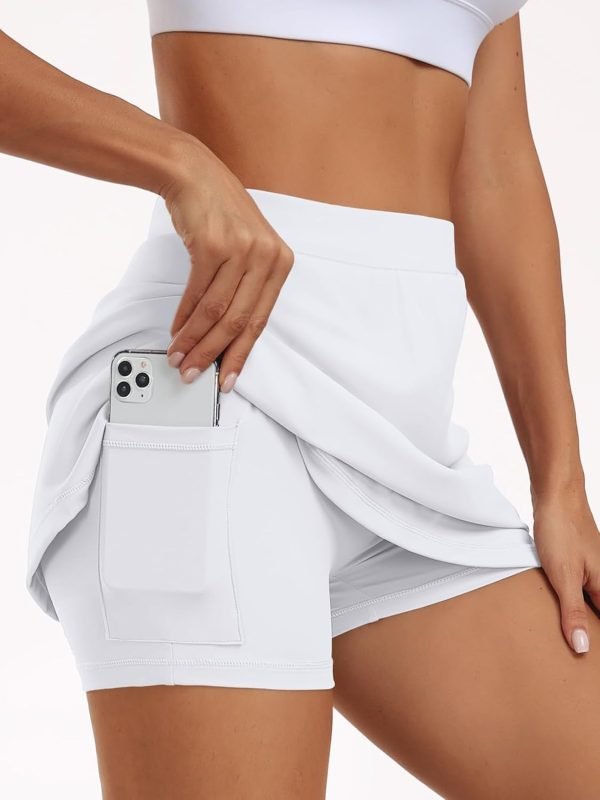 Saonta  Women's Mini Tennis Skirt 2024 Athletic Golf Skorts with Pockets Y2K Summer Workout Outfits