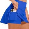 Saonta  Women's Tennis Golf Skirts High Waisted with Pockets Inner Shorts for Athletic Skorts Sports Running Pickleball