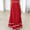 Saonta  Womens 2024 Summer Flowy Maxi Dress Casual Sleeveless Spaghetti Strap Ruffle Beach Long Dresses