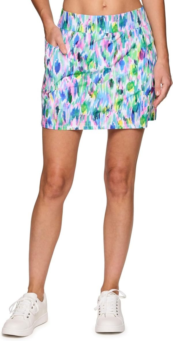 Saonta  Women's Golf/Tennis Everyday Casual Athletic Skort with Bike Shorts