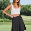 Saonta  Knee Length Skorts Skirts for Women 2024 Summer High Waisted Golf Tennis Skirt Casual Travel Built-in Shorts Clothes