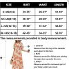 Saonta Women's 2024 Summer Casual Floral Print Short Flutter Sleeve Crew Neck Smocked High Waist Flowy Maxi Dress