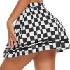 Saonta  Womens Pleated Skirt School Uniform Skirt Mini Skirt Pleated Cheer Skirt