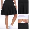 Saonta  Knee Length Skorts Skirts for Women 2024 Summer High Waisted Golf Tennis Skirt Casual Travel Built-in Shorts Clothes