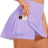Saonta  Women's Tennis Golf Skirts High Waisted with Pockets Inner Shorts for Athletic Skorts Sports Running Pickleball