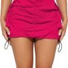 Womens Saonta  Skirt Y2k High Waisted Pencil Mini Skirts for Women Sexy Trendy Short Side Drawstring Ruched Bodycon Cute Skirts