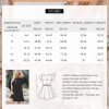Saonta  Womens Summer Tunic Dress Casual Loose Short Sleeve Crew Neck Flowy Swing Mini Shift Dresses