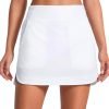 Saonta  High Waisted Golf Skirts for Women A Line Tennis Athletic Casual Skort Skirt with Shorts Pockets