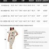 Saonta Women's Summer Bodycon Midi Dress 2024 Striped Short Sleeve Ribbed Knit Slim Fit Side Slit T Shirt Dresses