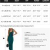 Saonta Womens Summer Casual Square Neck Bodycon Midi Dresses 2024 Spring Sleeveless Side Slit Knit Beach Vacation Long Dress