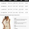 Saonta Womens Summer Casual V Neck Sleeveless Mini Dress 2024 Tie Shoulder Tiered Ruffle Swing A Line Short Sundresses