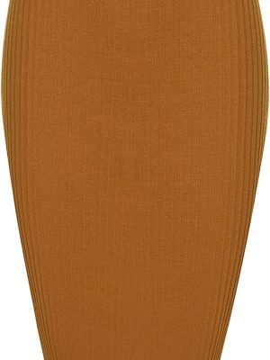 71qeQqZgD8S._AC_SL1500 Saonta Elastic High Waist Knee Length Pencil Skirt Ribbed Knit Basic Tube Midi Skirt