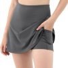 Saonta  Women's Athletic Tennis Skorts with Pockets Built-in Shorts Golf Active Skirts for Sports Running Gym Training