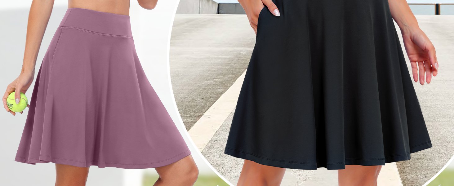 Summer High Waisted Golf Tennis Skirts 