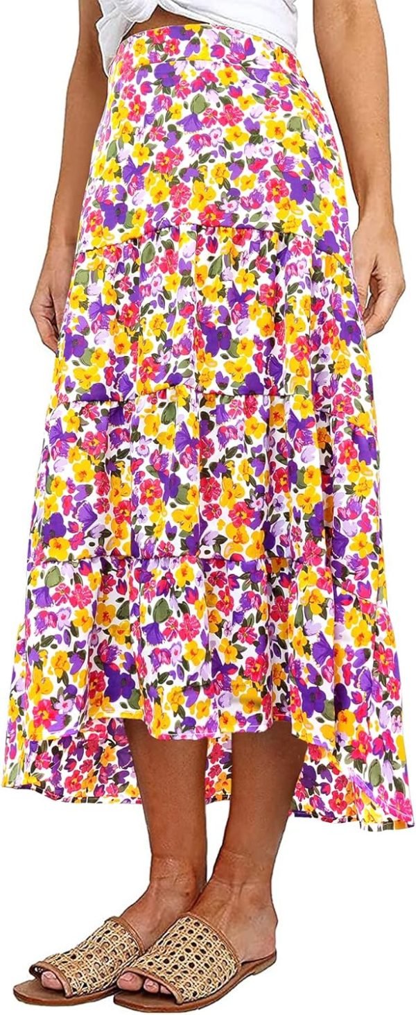 81EOUTh5qiL._AC_SL1500 Saonta Womens A Line Maxi Skirt