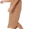 Saonta  Women's Pull-On Knit Midi Skirt (Available in Plus Size)