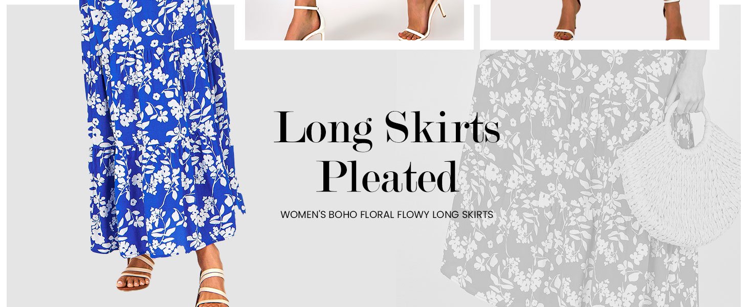summer skirts for women maxi long skirts for women boho floral skirts trendy summer flowy skirt