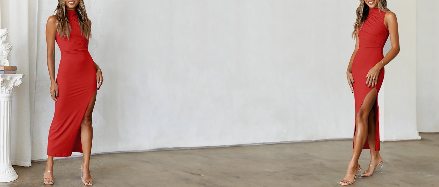 Women's Sleeveless Maxi Dress