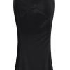 Women's 30s Brief Elegant Mermaid Sleeveless Gowns Formal Evening Dress