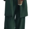 Women's 2024 Fall 2 Piece Blazer Set Casual Loose Long Blazer Jackets and Dressy Wide Leg Pant Suits with Pockets