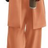 Women's 2024 Fall 2 Piece Blazer Set Casual Loose Long Blazer Jackets and Dressy Wide Leg Pant Suits with Pockets