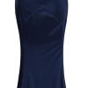 Women's 30s Brief Elegant Mermaid Sleeveless Gowns Formal Evening Dress