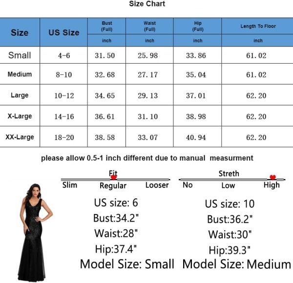 Women Sequin Dress Tulle Party Dress for Women Sexy V-Neck Dress Formal Long Dresses Evening Prom Gowns