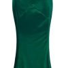 Women's 30s Brief Elegant Mermaid Sleeveless Gowns Formal Evening Dress