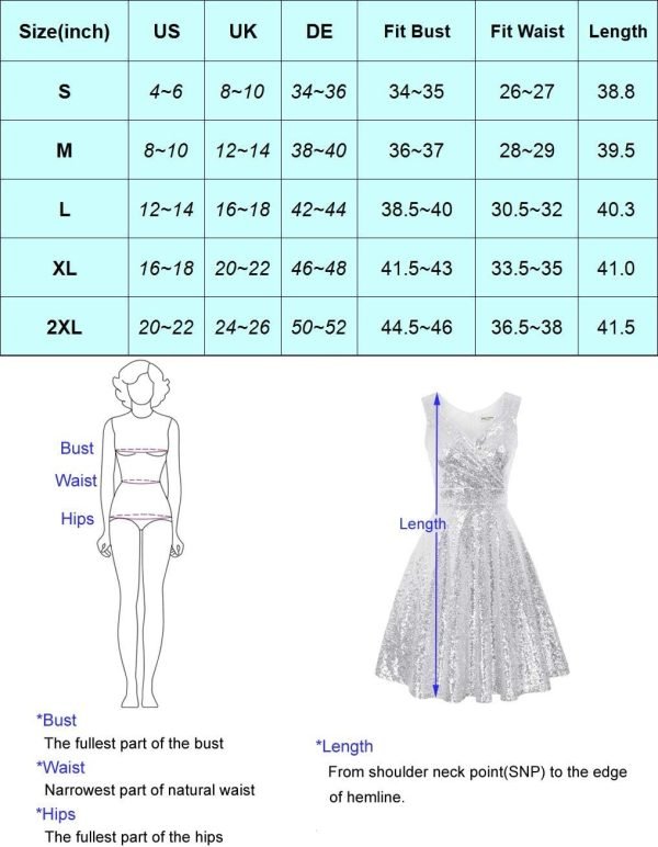 Women's Sequin Party Dress Wrap Night Out Club Dresses Rose Gold Size M