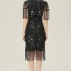 1920s Flapper Dress Great Gatsby Fringed Sequins Dress for Prom Party