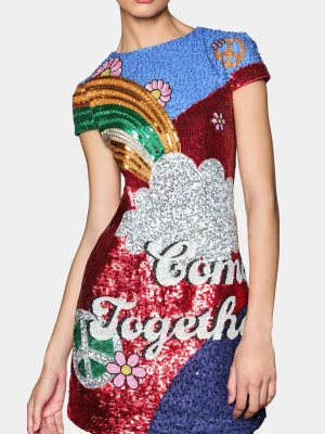 CV411E18541-4 Beatles Clyde Shift Dress